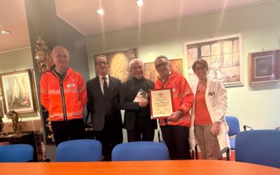 La gratitudine di Rho Soccorso: consegnata una targa per i 70 anni di attività